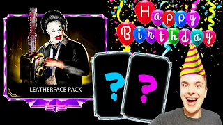 Huge Leatherface Pack Opening in MK Mobile. Will I get Diamonds for a Viewer on HER BIRTHDAY???