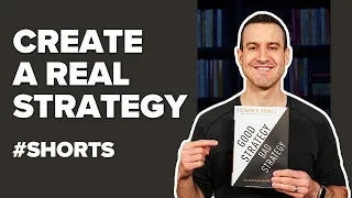 Good Strategy / Bad Strategy by Richard Rumelt - Book Summary #Shorts