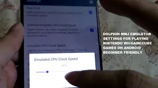 Dolphin MMJ Android Emulator Settings for Nintendo Gamecube / Wii Games | Beginner Friendly
