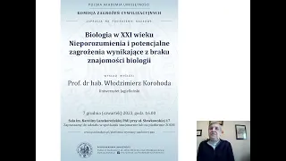 Komisja Zagrożeń Cywilizacyjnych PAU - 7 grudnia 2023