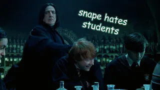 snape hating students for 3 minutes straight