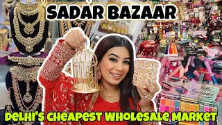 Cheapest Wholesale Market in Delhi | *STARTING ₹1 ONLY* Makeup, Jewellery, Hair, Cheap Home Decor