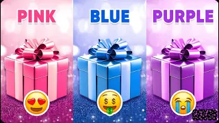 Choose your Gift 💚💖🎁😍#giftboxchallenge #pinkvsblue #chooseyourgift