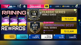 Asphalt 9 / Claiming Double Top 10 Multiplayer and BOS rewards 😍🎊