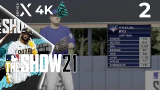 MLB The Show 21 Xbox Series X 4K Blue Jays Franchise Gameplay Walkthrough Part 2