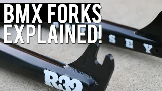 BMX Forks EXPLAINED! Offsets!