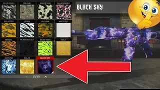 USE *BLACK SKY* FOR FREE!! (Infinite Warfare Dark Matter All Camos Unlocked Glitch)