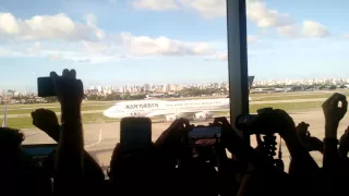 Ed force one em Fortaleza