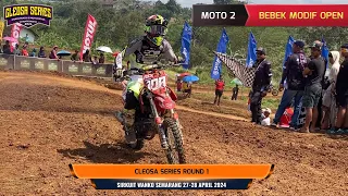 Moto2 Bebek Modif Open • Grasstrack CLEOSA Series Round 1 Wanko Semarang
