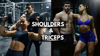 TRAINING SHOULDERS & TRICEPS TOGETHER | Couple's Workout