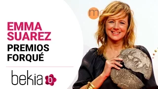 Emma Suárez tras ganar el Forqué por 'Julieta': "He pasado muchos nervios"