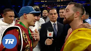 Teofimo Lopez & Sandor Martin Get Into Argument Post Fight, Lopez Explains What Happened In Fight