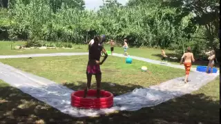 More kiddie pool kickball