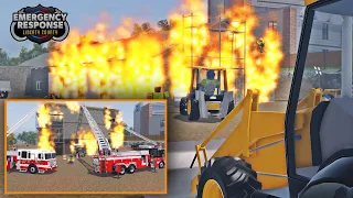 *NEW* Construction Building Catches FIRE From Gas Leak! | ERLC Roleplay Gameplay