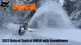 Mega Snowfall - Snowplowing with 2022 Bobcat Toolcat UW56