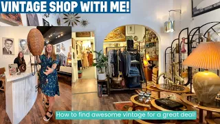 VINTAGE HAUL! Vintage shop with me at my favorite stores for finding GOOD DEALS! I Scored Today!