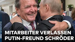 GERHARD SCHRÖDER: Einsamer Altkanzler! Vier Mitarbeiter verlassen das Büro vom Putin-Freund