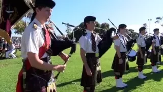 Scotch College Perth Western Australia - 2016 Open Day Pipe Band Display