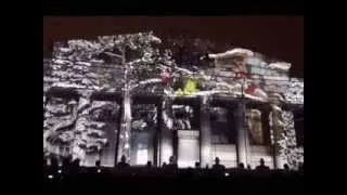Новогоднее лазерное шоу в Санкт-Петербурге 01.01.2013