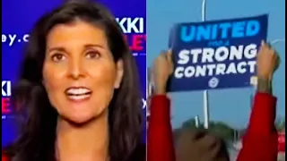 Politically-Inept Nikki Haley BLASTS Joe Biden For Backing Workers