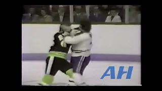 NHL Oct. 25, 1975 Montreal Canadiens v Boston Bruins Bench Clearing Brawl