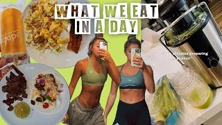 WHAT WE EAT IN A DAY AS COLLEGE ATHLETES PREPARING FOR BASKETBALL SEASON