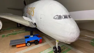 Model Airport Stop Motion - Loading Up a GIANT Emirates A380 & MORE | 4K