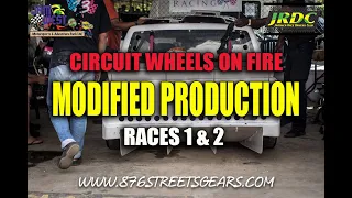 CIRCUIT WHEELS ON FIRE | MODIFIED PRODUCTION RACES 1 & 2 | JAMWEST SPEEDWAY | MAY 26, 2019