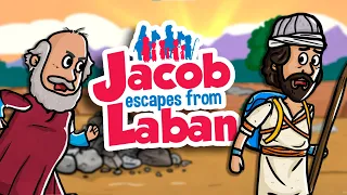 Jacob escapes from Laban 🐑🏃🏻 | Animated Bible Stories | My First Bible | 14