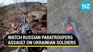 Russian Paratroopers' Assault Forces Zelensky's Men To Flee Bakhmut Battlefield | Watch