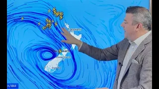Thunderstorms & tornadoes for NZ, severe cyclone for Western Australia