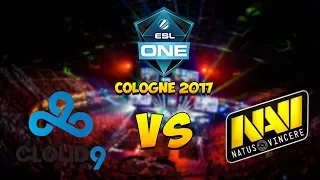 Cloud9 vs  Na'Vi - Semifinal - ESL One Cologne 2017 - Highlights