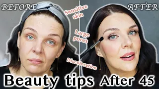 Beauty Makeup Tips After 40 ✨ | Secrets for Glowing, Radiant Skin Naturally