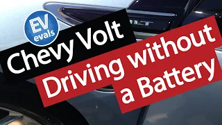 2013 Chevy Volt - Getting in and Driving without a Battery - EV evals