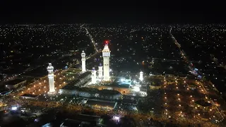 Gamou 2023 à Touba : ReviVez les imaGes temps fort, Une nuit magique capturée par un drone.