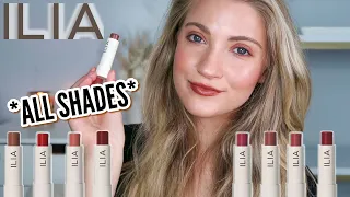 ILIA Balmy Tint Hydrating Lip Balm (REVIEW & SWATCHING ALL OF THE SHADES)