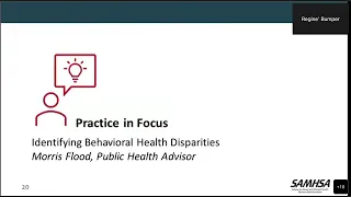 Disparity Impact Statement (DIS) 101 Training (For the updated 2022 SAMHSA DIS requirement)