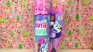 Unboxing Barbie Cutie Reveal Owl Snowflake Sparkle Winter Series Doll Review