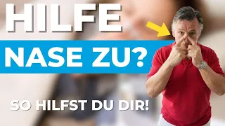 Deine Nase ist zu?  Du kriegst kaum Luft? So hilfst Du Dir!🍀