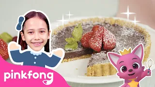Let's Make Sweet 🍫Chocolate tart | Pinkfong's Snack Time | Cook with Pinkfong | Pinkfong Baby Shark