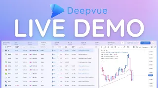 Deepvue Stock Market Platform Demonstration  | Charting, Screening, Watchlists, Alerts & more!