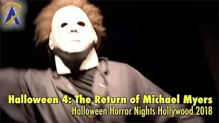 Halloween 4: The Return of Michael Myers maze at Halloween Horror Nights Hollywood 2018