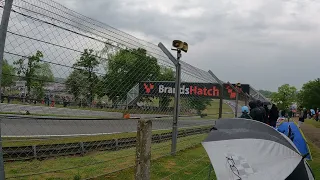 Jason Plato crash BTCC Brands hatch 2022 race 3