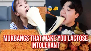 mukbangs that make you LACTOSE INTOLERANT