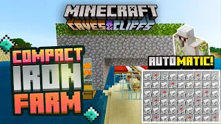 FAST Compact Iron Farm 1.17.2 Minecraft Bedrock || (MCPE,PS4,Xbox,Windows 10,Switch) ||