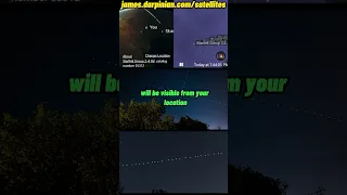 How to See a Starlink Satellite Train!👀🛰️🛰️🛰️👀