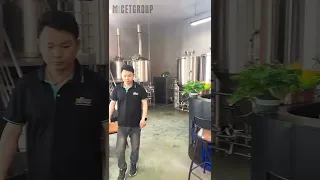 Automated brewing equipment room