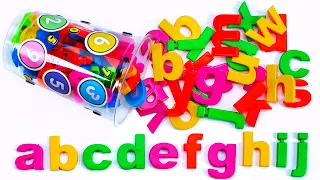 The Alphabet - Magnetic letters for Kids!