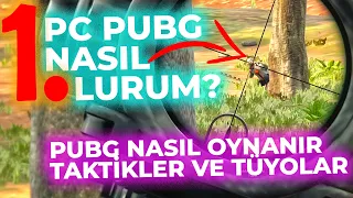 PC PUBG NASIL 1. OLURUM ? - PUBG NASIL İYİ OYNARIM ? - TAKTİKLER VE TÜYOLAR | axi PUBG