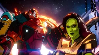 Iron Man and Gamora Kill Thanos in a Different Timeline
